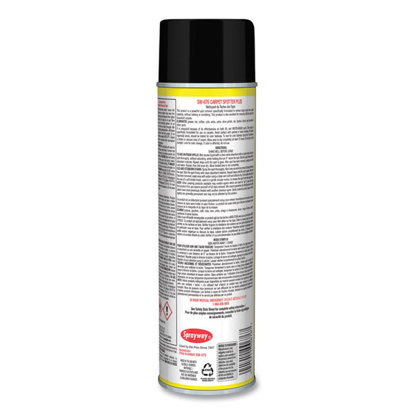 Sprayway® Carpet Spotter Plus, Butyl Scent, 18 oz Aerosol Spray, Dozen (CGC676) Each