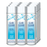 Claire® Gleme Glass Cleaner, Fresh Scent, 19 oz Aerosol Spray, Dozen (CGC050)