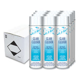 Claire® Gleme Glass Cleaner, Fresh Scent, 19 oz Aerosol Spray, Dozen (CGC050)