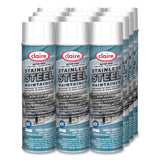 Claire® Stainless Steel Maintainer, Lemon Scent, 16 oz Aerosol Spray, Dozen (CGC844)