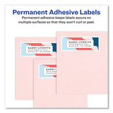 Avery® Glossy Clear Easy Peel Mailing Labels w/ Sure Feed Technology, Inkjet/Laser Printers, 0.66 x 1.75, 60/Sheet, 10 Sheets/PK (AVE6520)