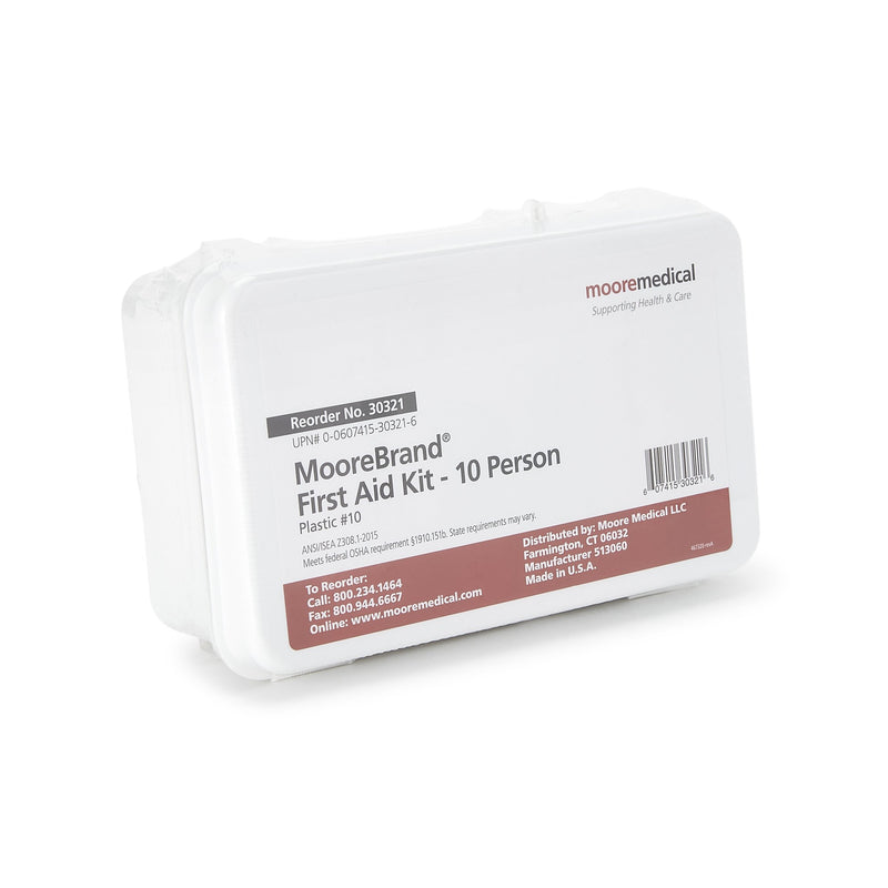 McKesson First Aid Kit 10 Person Plastic Case (1066508_CS) 12/CS