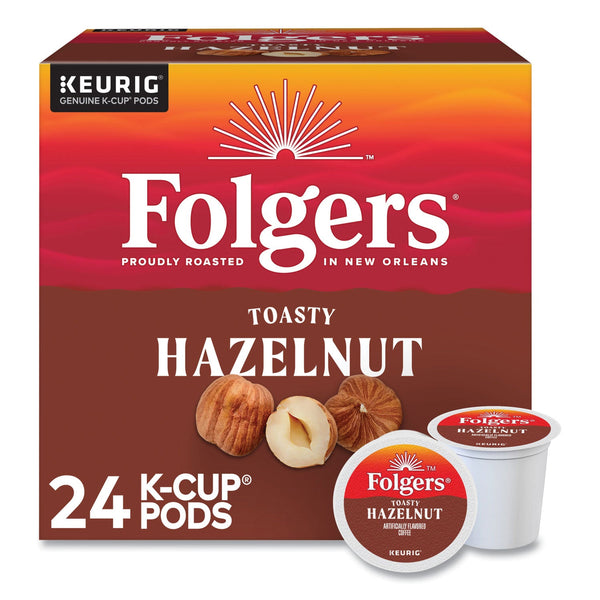 Folgers® Toasty Hazelnut Coffee K-Cups, 24/Box (GMT0162) Box of 24