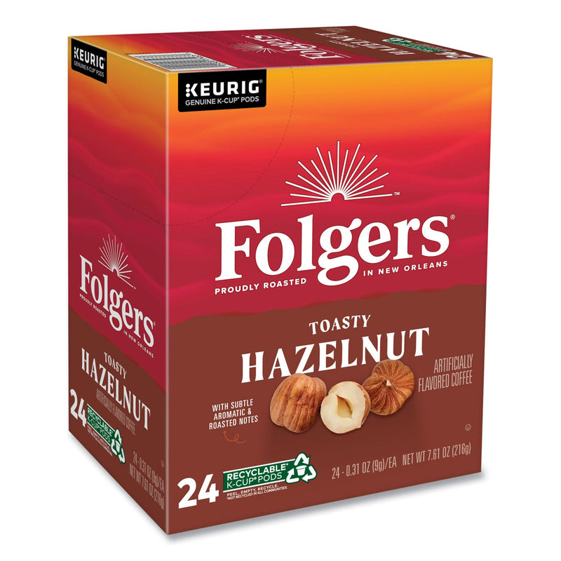 Folgers® Toasty Hazelnut Coffee K-Cups, 24/Box (GMT0162) Box of 24