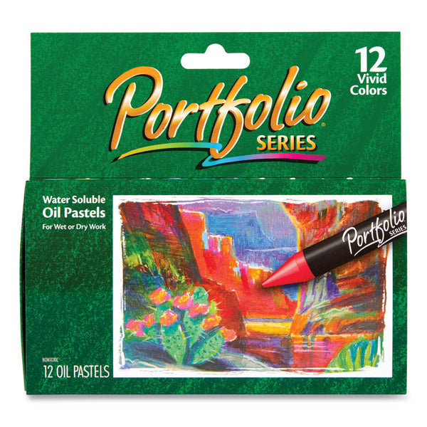 Crayola® Portfolio Series Oil Pastels, 12 Assorted Colors, 12/Pack (CYO523612) Box of 12