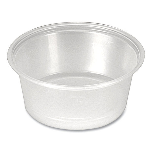 Fabri-Kal® Portion Cups, 1.5 oz, Clear, 250/Sleeve, 10 Sleeves/Carton (FABPPC150)