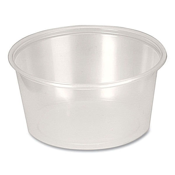 Fabri-Kal® Portion Cups, 4 oz, Clear, 250/Sleeve, 10 Sleeves/Carton (FABPPC400)