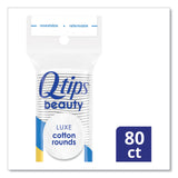 Q-tips® Beauty Rounds, 80 Count, 12 Packs/Carton (UNI030521004573) Case of 960