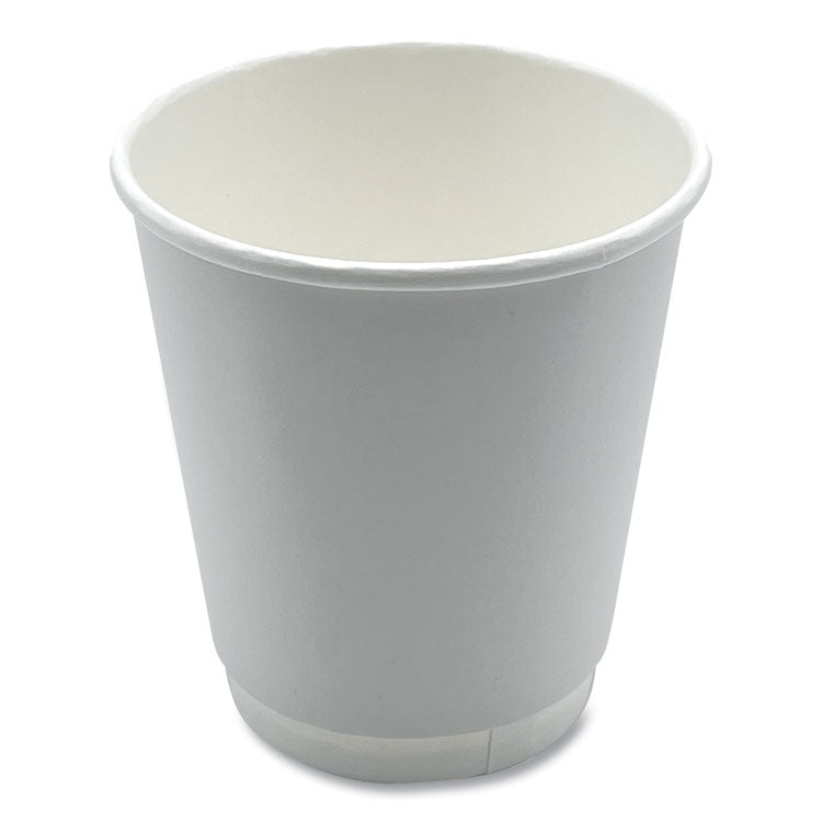 Boardwalk® Paper Hot Cups, Double-Walled, 10 oz, White, 500/Carton (BWKDW10HCUP)