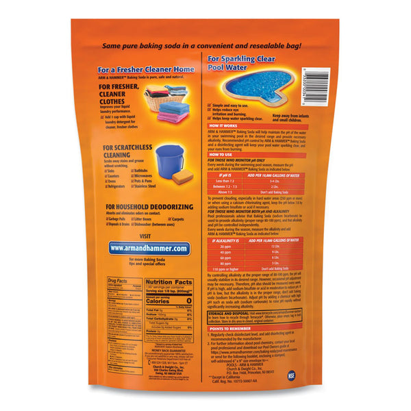 Arm & Hammer™ Baking Soda, 10.8 lb Bag, 4/Carton (CDC3320000341)