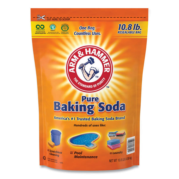 Arm & Hammer™ Baking Soda, 10.8 lb Bag, 4/Carton (CDC3320000341)