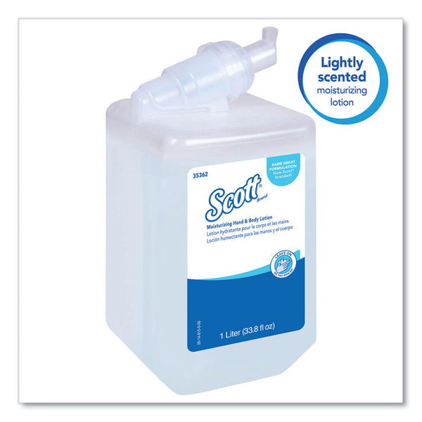 Scott® Moisturizing Hand and Body Lotion, 1 L Bottle. Fresh Scent (KCC35362) Each