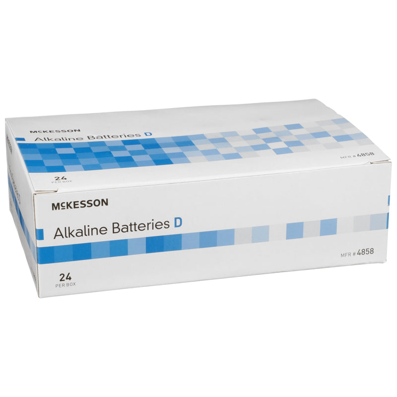 McKesson Alkaline Battery D Cell 1.5V Disposable 24 Pack (854615_BX) 24/BX