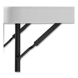 Alera® Adjustable Height Plastic Folding Table, Rectangular, 72w x 29.63d x 29.25 to 37.13h, White (ALEPT72AHW)