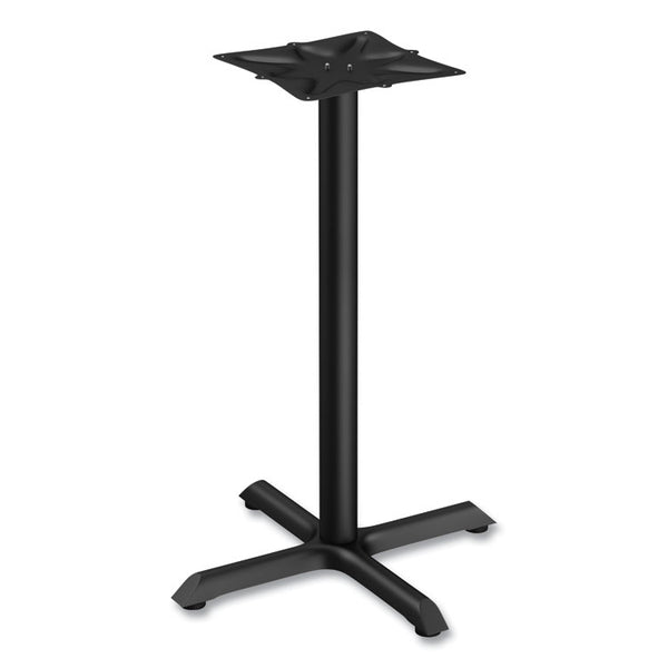 Alera® Alera Hospitality Series Single-Column Bases, 27.5" Diameter x 40.38"h, 300 lb Cap, Steel, Black (ALETBH423B)