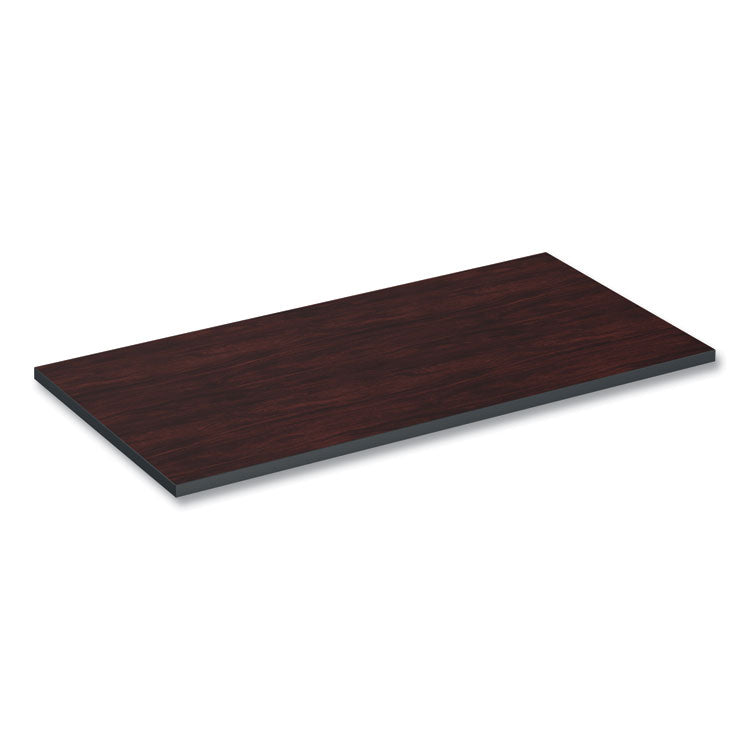 Alera® Reversible Laminate Table Top, Rectangular, 47.63 x 23.63, Medium Cherry/Mahogany (ALETT4824CM)