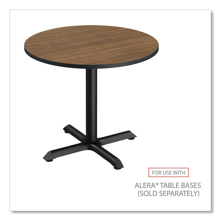 Alera® Reversible Laminate Table Top, Round, 35.5" Diameter, Espresso/Walnut (ALETTRD36EW)