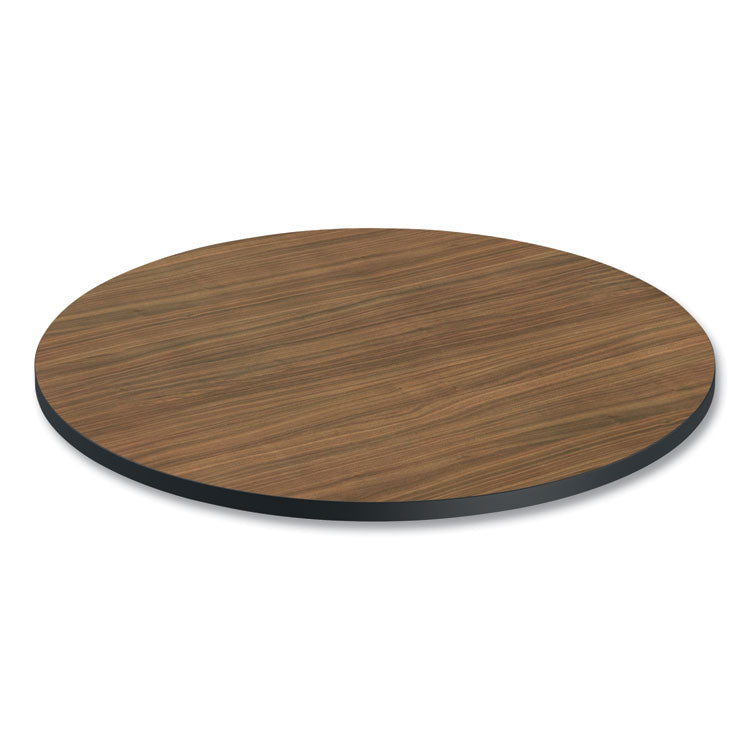 Alera® Reversible Laminate Table Top, Round, 35.5" Diameter, Espresso/Walnut (ALETTRD36EW)