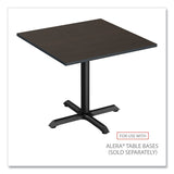 Alera® Reversible Laminate Table Top, Square, 35.38w x 35.38d, Espresso/Walnut (ALETTSQ36EW) Each