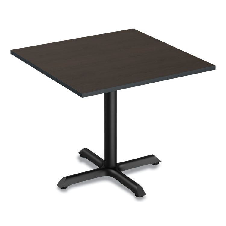 Alera® Reversible Laminate Table Top, Square, 35.38w x 35.38d, Espresso/Walnut (ALETTSQ36EW) Each