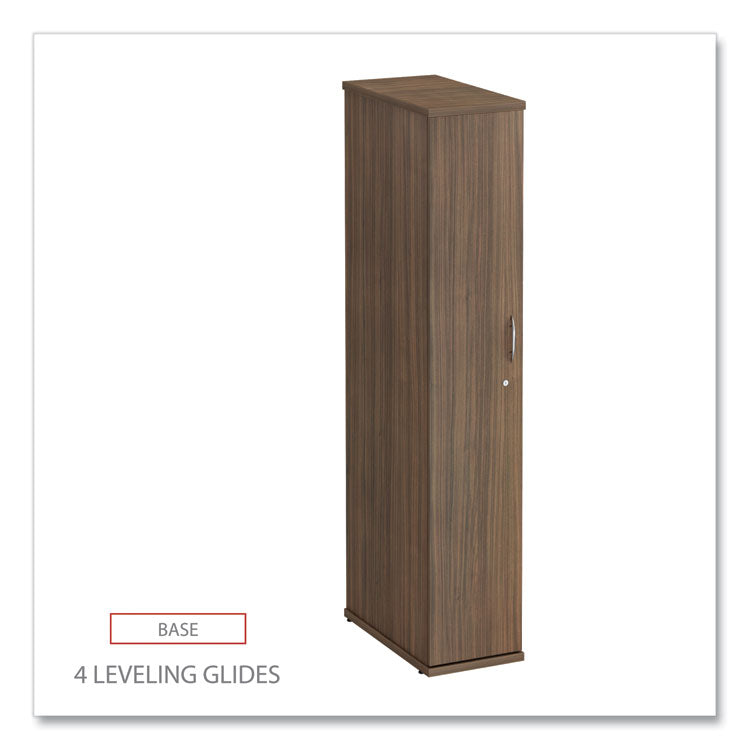 Alera® Alera Valencia Series Wardrobe, 11.88w x 22.78d x 65h, Modern Walnut (ALEVA621224WA)