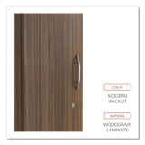 Alera® Alera Valencia Series Wardrobe, 11.88w x 22.78d x 65h, Modern Walnut (ALEVA621224WA)