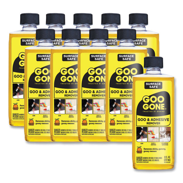 Goo Gone® Original Cleaner, Citrus Scent, 8 oz Bottle, 12/Carton (WMN2087) Case of 12