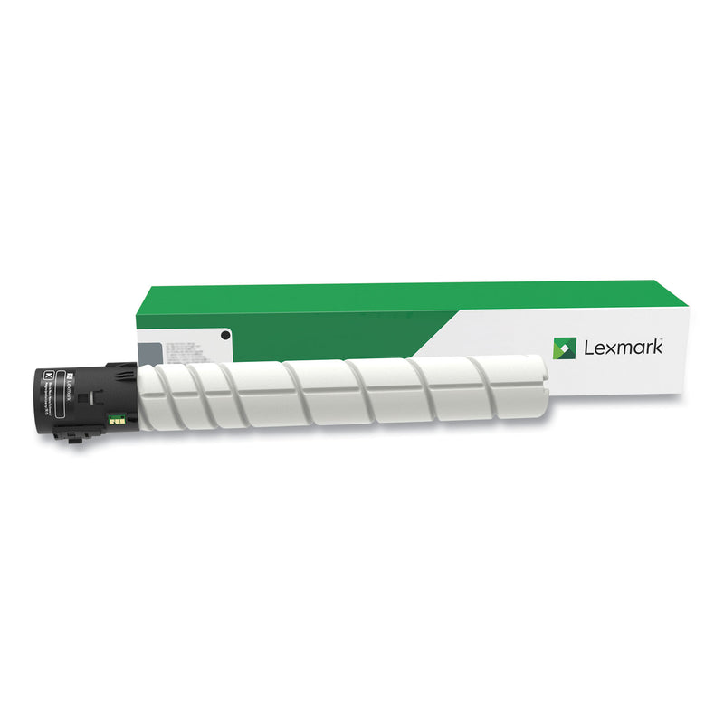 Lexmark™ 76C00K0 Toner, 18,500 Page-Yield, Black (LEX76C00K0)