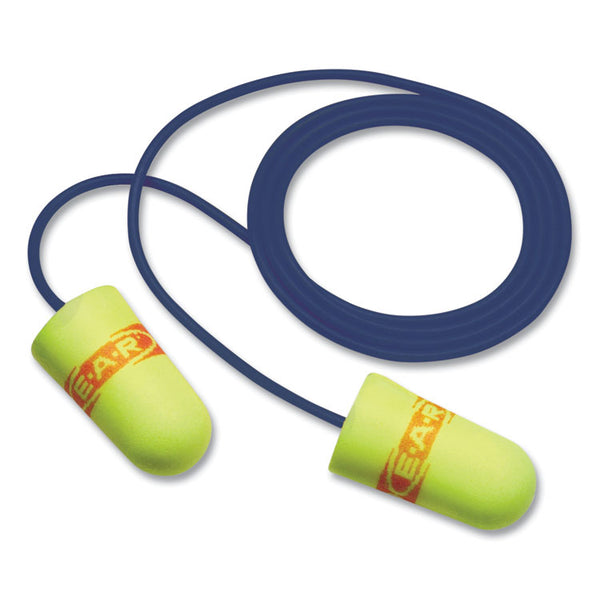 3M™ E-A-Rsoft Metal Detectable Soft Foam Earplugs, 32 dB NRR, Yellow, 200/Box (MMM3114109)