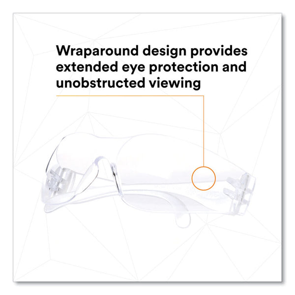 3M™ Virtua Protective Eyewear, Clear Polycarbonate Frame, Clear Polycarbonate Lens (MMM1122008000)