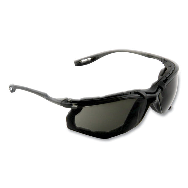 3M™ Virtua CCS Protective Eyewear with Foam Gasket, Black/Gray Plastic Frame, Gray Polycarbonate Lens (MMM1187300000)