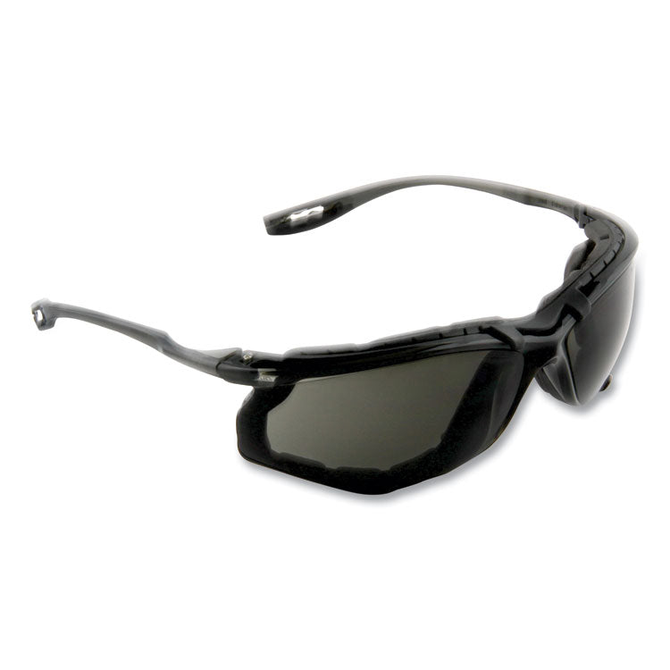 3M™ Virtua CCS Protective Eyewear with Foam Gasket, Black/Gray Plastic Frame, Gray Polycarbonate Lens (MMM1187300000) Each