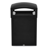 Rubbermaid® Commercial TAILOR Decorative Outdoor Waste Receptacle Frames, 41 gal, Metal, Black (RCP2182672) Each