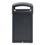 Rubbermaid® Commercial TAILOR Decorative Outdoor Waste Receptacle Frames, 51 gal, Metal, Black (RCP2182678) Each