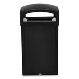 Rubbermaid® Commercial Large General Purpose Perforated Panels for Tailor and Landmark Series Containers, 20.72" x 0.5" x 34.33", Black, 4/Carton (RCP2182676) Case of 4