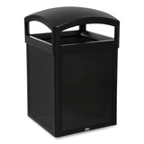 Rubbermaid® Commercial TAILOR Decorative Outdoor Waste Receptacle Frames, 41 gal, Metal, Black (RCP2182672) Each