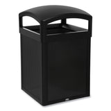 Rubbermaid® Commercial Medium General Purpose Perforated Panels for Tailor and Landmark Series Containers, 20.72" x 0.5" x 27.95", Black, 4/Carton (RCP2182610) Case of 4