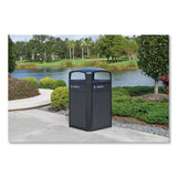 Rubbermaid® Commercial Medium Prelabeled Landfill Waste Panels for Tailor and Landmark Series Containers, 20.72" x 0.5" x 27.95", Black, 4/Carton (RCP2182671) Case of 4