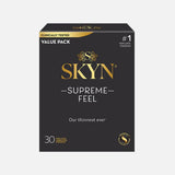 SKYN® Supreme Condom Lubricated One Size Fits Most 30 Per Box (1256942_BX) 1/BX