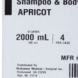 McKesson Shampoo and Body Wash 2,000 mL Dispenser Refill Bag Apricot Scent (468270_CS) 4/CS