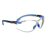 3M™ Solus 1000 Series Safety Glasses, Blue Plastic Frame, Clear Polycarbonate Lens (MMMS1101SGAF) Each