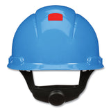 3M™ SecureFit H-Series Hard Hats, H-700 Cap with UV Indicator, 4-Point Pressure Diffusion Ratchet Suspension, Blue (MMMH703SFRUV)