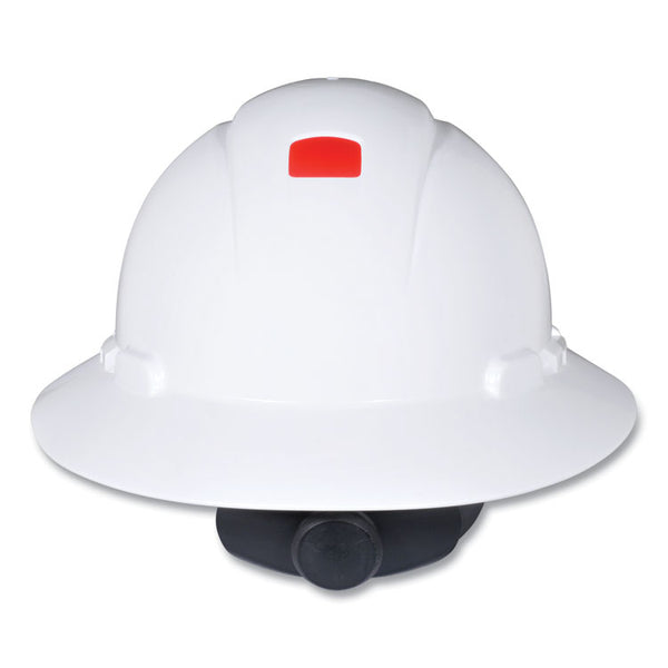 3M™ SecureFit H-Series Hard Hats, H-800 Hat with UV Indicator, 4-Point Pressure Diffusion Ratchet Suspension, White (MMMH801SFRUV)