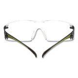 3M™ SecureFIt Protective Eyewear, 400 Series, Green Plastic Frame, Clear Polycarbonate Lens (MMMSF401AF)