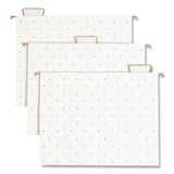 U Brands Desktop Fashion Filing Set - Rose Gold - 10 (UBR2104U0001) Each