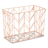 U Brands Desktop Fashion Filing Set - Rose Gold - 10 (UBR2104U0001) Each
