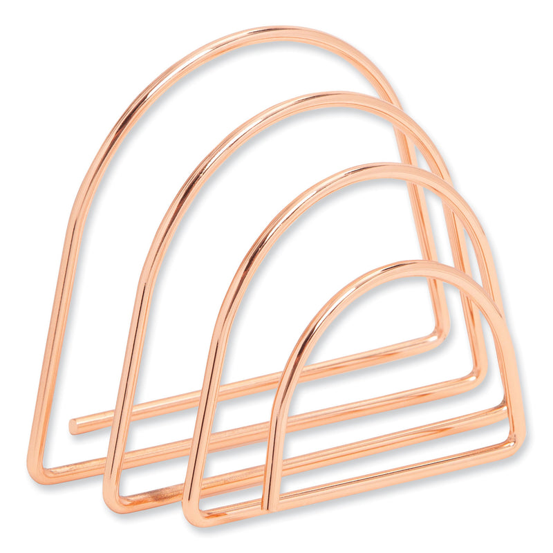 U Brands Desktop Fashion Filing Set - Rose Gold - 10 (UBR2104U0001) Each