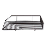 U Brands Vena Paper Tray, 1 Section, Holds 11" x 8.5" Sheets, 10.04 x 12.44 x 2.01, Black (UBR3840U0312) Each