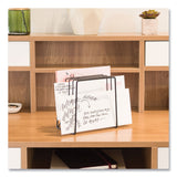 U Brands Vena Wire Letter Sorter, 5 Sections, Assorted Sizes, 3.94 x 5.24 x 6.1, Black (UBR3841U0312) Each