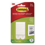 Command™ Damage-Free Hanging Picture Hanging Strip Pairs, Holds Up to 2.5 lb, Medium: 0.75" x 2.75", 4/Pack (MMM70006903648) Pack of 4